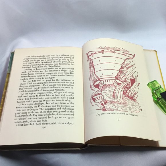 The Real Book About The Wild West 1952 HC/DJ - Picture 13 of 15